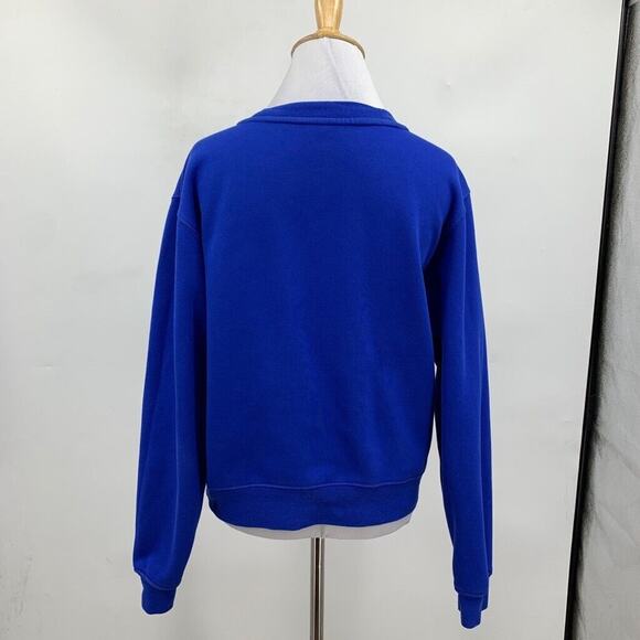 Fabletics Sweatshirt Womens M Medium Harbor Go To Classic Crew Neck Fleece Lined - Picture 5 of 12